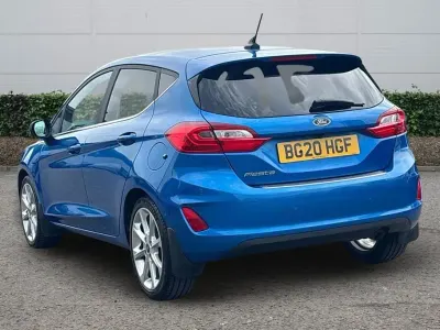 Used Ford Fiesta Titanium X 125 HP (91 kW) 2020 Blue Hatchback