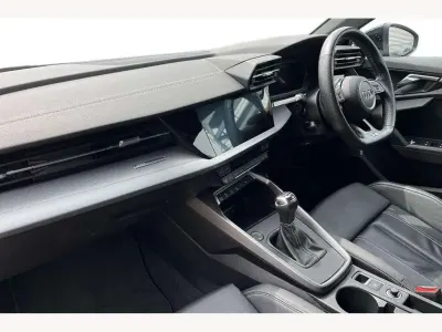 Used Audi A3 S-Line 150 HP (110 kW) 2022 Black Sedan