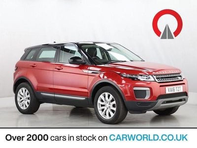 Red Used 2016 Land Rover Range Rover evoque SE SUV | £7,700 (Good price)