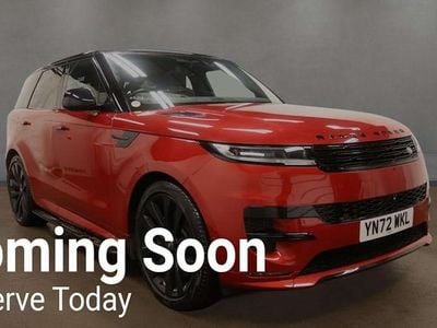 Used Land Rover Range Rover Sport First Edition 510 HP (375 kW) 2022 Red SUV