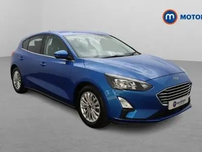 Used Ford Focus Titanium 125 HP (91 kW) 2020 Blue Hatchback