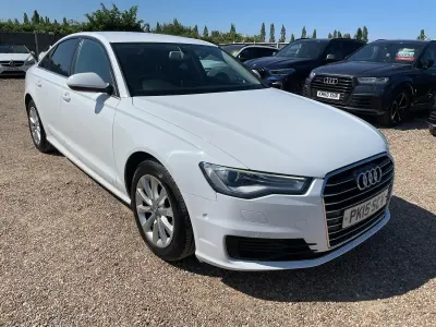 Used Audi A6 Performance 190 HP (139 kW) 2015 White Sedan