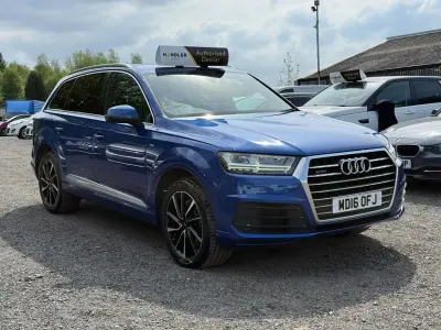 Usado Audi Q7 S-Line 218 HP (160 kW) 2016 Azul SUV