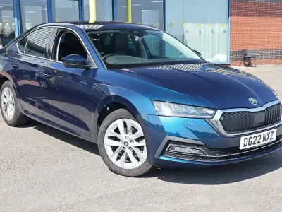 Used Skoda Octavia SE L 116 HP (85 kW) 2022 Blue Hatchback