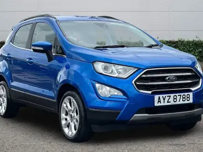 Second-hand Ford Ecosport Titanium 125 CP (91 kW) 2021 Albastru SUV