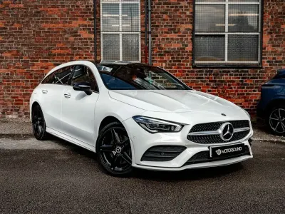Used Mercedes CLA250e Shooting Brake AMG line 218 HP (160 kW) 2021 White Estate