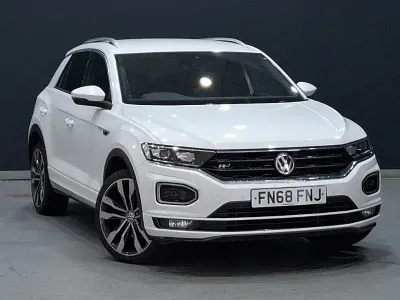 Used VW T-Roc R-line 115 HP (84 kW) 2018 White SUV