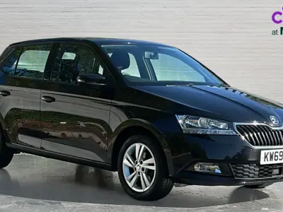 Used Skoda Fabia SE 95 HP (69 kW) 2020 Black Hatchback