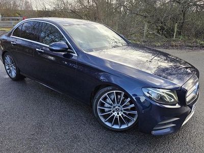Used Mercedes E220 AMG Line Premium 194 HP (142 kW) 2018 Blue Sedan