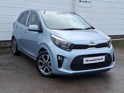Used Kia Picanto 2019 Blue Hatchback
