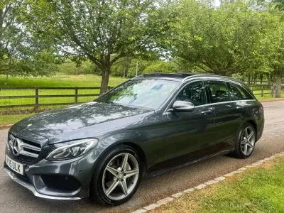Used Mercedes C200 AMG line 2015 Grey Estate