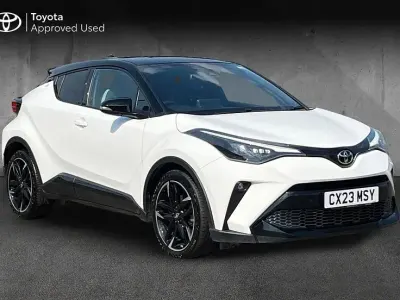 Used Toyota C-HR Sport 120 HP (88 kW) 2023 Platinum white SUV