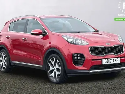 Used Kia Sportage GT-Line 177 HP (130 kW) 2017 Red SUV