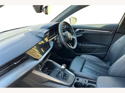 Used Audi A3 S-Line 148 HP (108 kW) 2023 Glacier white Sedan