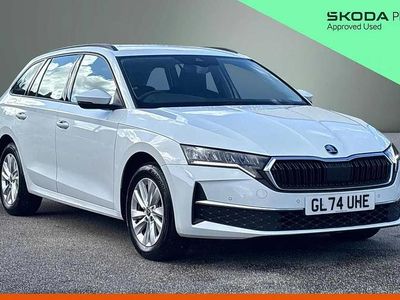 Used Skoda Octavia SE Technology 150 HP (110 kW) 2024 Moon white metallic Estate