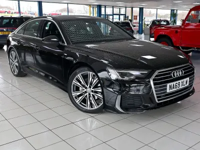 Used Audi A6 S-Line 204 HP (150 kW) 2019 Black Sedan