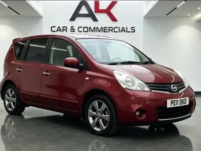 Used Nissan Note N-TEC 2011 Red Hatchback