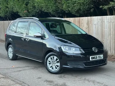 Used VW Sharan SE 150 HP (110 kW) 2019 Black MPV