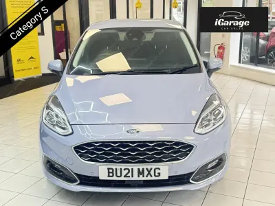 Używany Ford Fiesta Vignale 125 KM (91 kW) 2021 Niebieski Hatchback