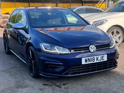 Used VW Golf VII R 310 HP (228 kW) 2018 Blue Hatchback