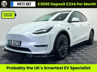 Used Tesla Model Y Long Range AWD 378 kW (514 HP) 2022 White SUV
