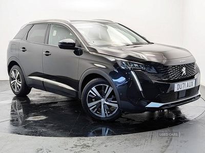 Black Used 2021 Peugeot 3008 Allure Premium Hatchback | £15,990 (Fair price)