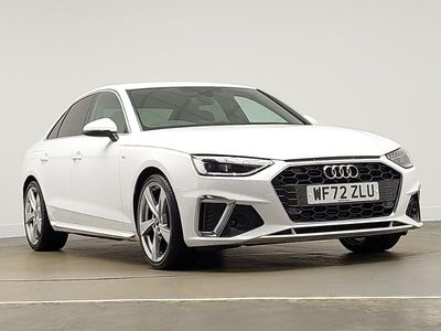 Used Audi A4 S-Line 150 HP (110 kW) 2022 White Sedan