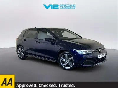 Used VW Golf VIII R-line 150 HP (110 kW) 2022 Blue Hatchback