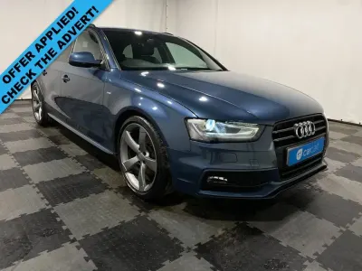 Used Audi A4 Black Edition 150 HP (110 kW) 2015 Blue Estate