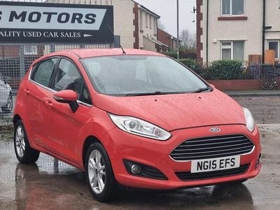 Red Used 2015 Ford Fiesta Zetec Hatchback | £3,195 (Fair price)