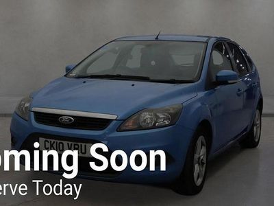 Used Ford Focus Zetec 2010 Blue Hatchback