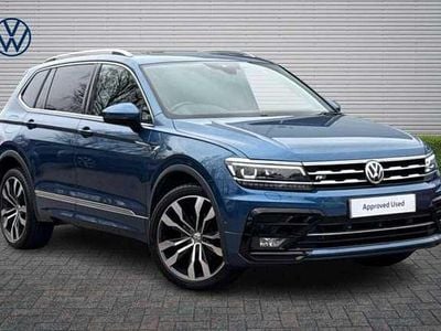 Used VW Tiguan Allspace R-line 150 HP (110 kW) 2021 Blue SUV