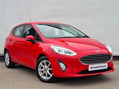 Used Ford Fiesta Zetec 100 HP (73 kW) 2018 Red Hatchback