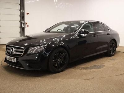 Begagnad Mercedes E220 AMG line 2019 Svart Sedan
