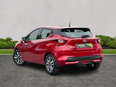Used Nissan Micra Acenta Limited Edition 89 HP (65 kW) 2018 Red Hatchback