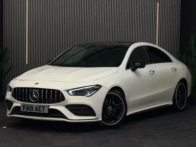 Used Mercedes CLA180 AMG line 2019 White Sedan