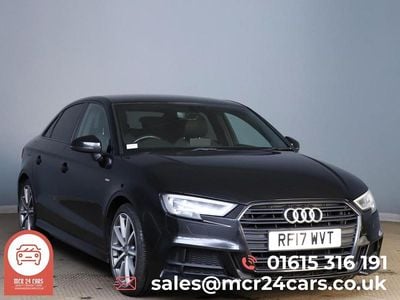 Used Audi A3 Black Edition 150 HP (110 kW) 2017 Black Sedan