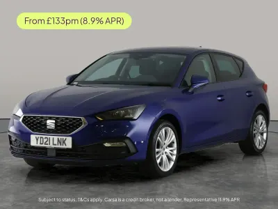 Used Seat Leon SE Dynamic 110 HP (80 kW) 2021 Blue Hatchback