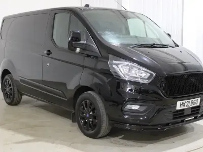 Used Ford Transit Custom Limited 130 HP (95 kW) 2021 Black Van