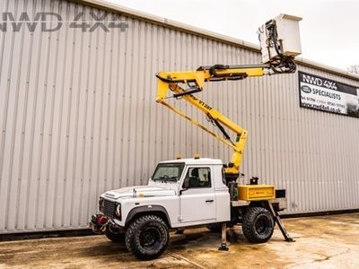 used Land Rover Defender Chassis Cab Pick Up TDCi [2.2] Cherry Picker 13.5 Meter