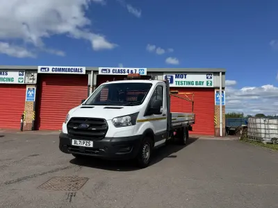 Second-hand Ford Transit 130 CP (95 kW) 2021 Alb Cabrio