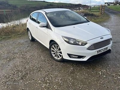 White Used 2017 Ford Focus Titanium Hatchback | £6,750 (Fair price)