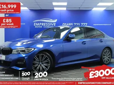 Usado BMW 320 M Sport 190 CV (139 kW) 2019 Azul Berlina
