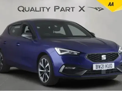 Used Seat Leon FR Sport 204 HP (150 kW) 2021 Blue Hatchback