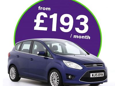 Blue Used 2015 Ford C-MAX Titanium MPV | £7,920 (Fair price)