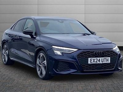 Used Audi A3 Black Edition 150 HP (110 kW) 2024 Blue Sedan