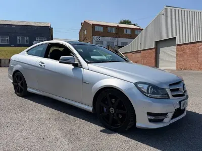 Used Mercedes C250 Sport Edition 204 HP (150 kW) 2014 Silver Coupe
