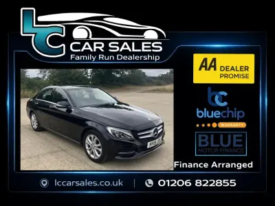 Used Mercedes C220 Premium Plus 170 HP (125 kW) 2015 Black Sedan