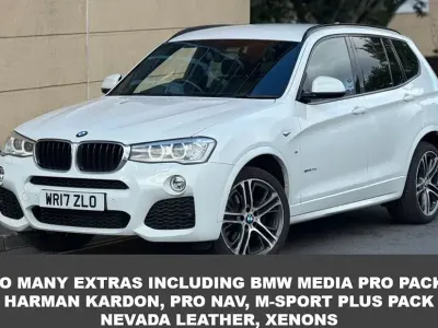 Used BMW X3 M Sport 190 HP (139 kW) 2017 White SUV