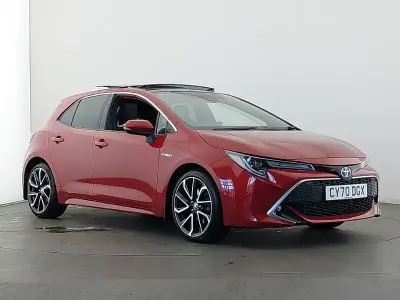 Used Toyota Corolla 184 HP (135 kW) 2020 Red Hatchback
